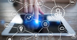 photo representing all that technology can offer with icons